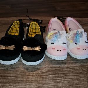 Set of two toddler shoes size 6